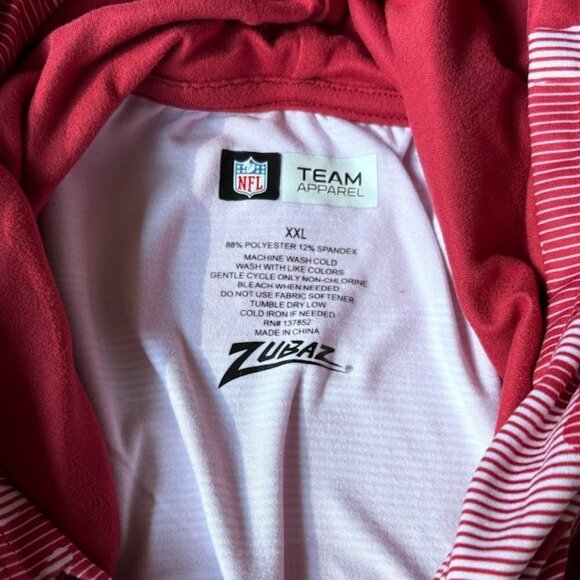 Zubaz Men's Lightweight Hoodie Arizona Cardinals, XXL - Picture 6 of 8